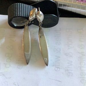 Sterling silver hanging earrings